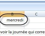 jour correspondant a la date