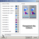 Modification des couleurs d’un thème