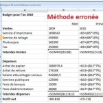 excel_ méthode erronnée pour travailler des variables