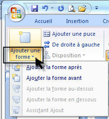 ajouter une forme