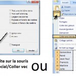 Coller avec liaison