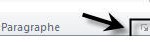 Paragraphe modification des interlignes