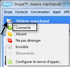 Skype :se connecter