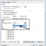 imprimer dans le centre d’une page