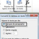 Reconvertir en texte